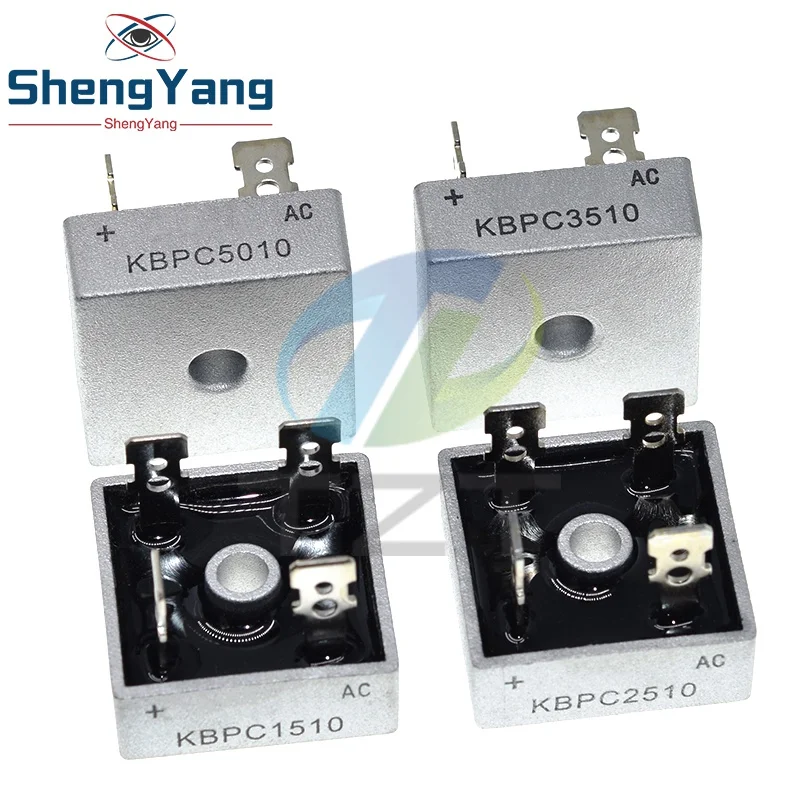 TZT KBPC1510 KBPC2510 KBPC3510 KBPC5010 15A 25A 35A 50A 1000V Diode Bridge Rectifier kbpc5010