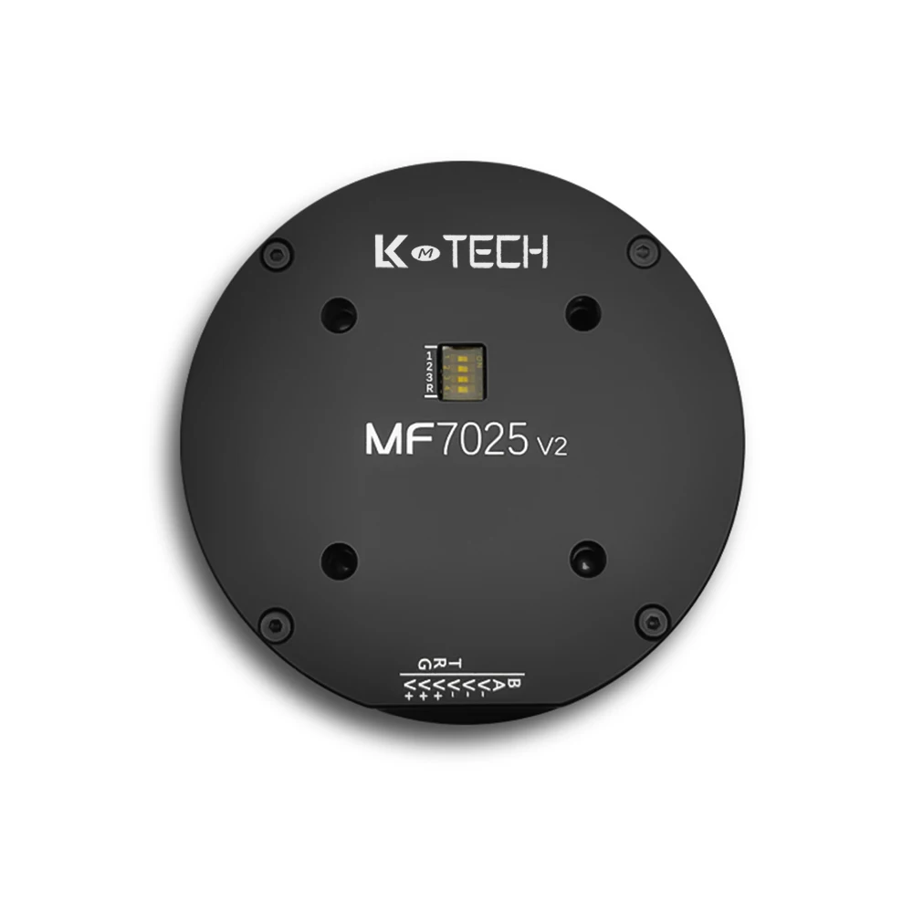 MF7025v2(RMD-L-7025)BLDC ، فرش ، محرك صغير ، روبوت التفتيش ، مركبة متوازنة ، القرص الدوار ، روبوت الأنابيب ذات العجلات ، الفك لقط