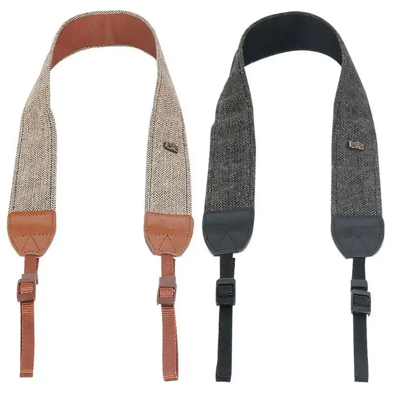 Universal Camera Strap for DSLR/Mirrorless, Anti-Pressure Comfort Shoulder Neck Strap Retro Vintage Photography Accessories