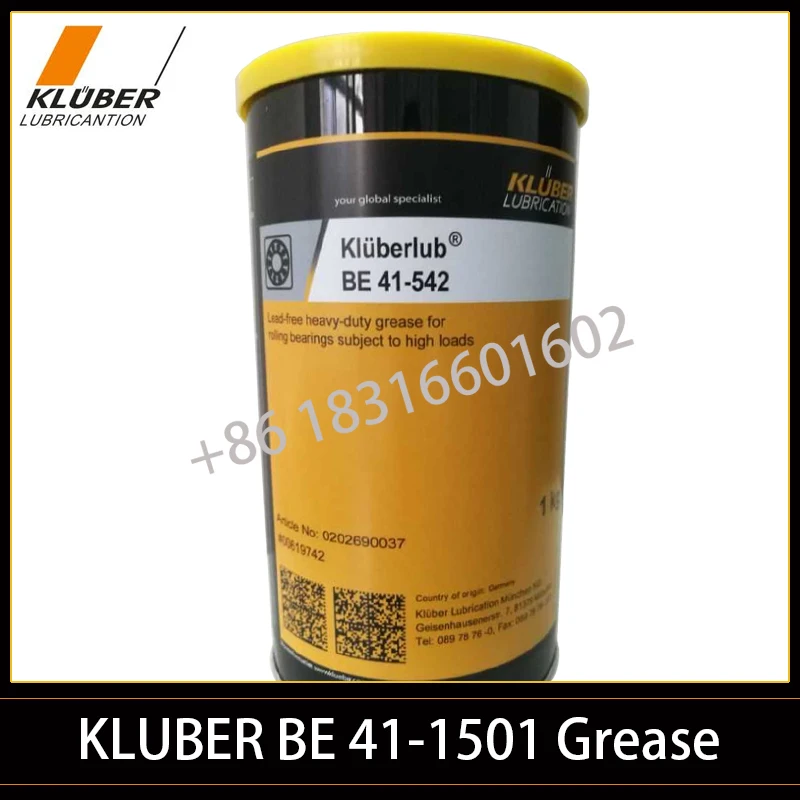 

1L Kluber BE41-542 BE41-1501 BE-1002 Lubrication Spindle Bearings Klüberlub BE 41-542 for Crane Wheels Bucket Wheel Excavators