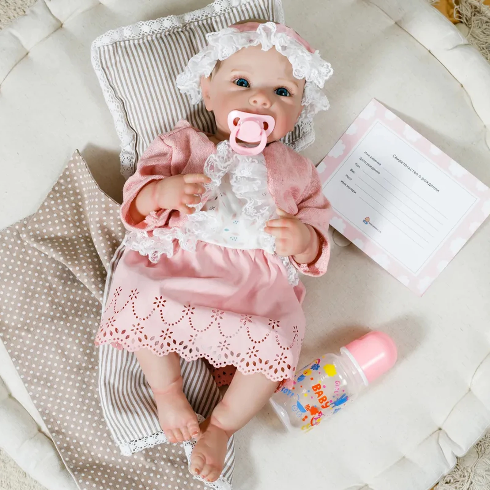 18 Zoll Vollsilikon Vinyl Reborn Puppe Mädchen Bettie mit wasserdicht lebensechte Soft Touch Sammlerstück realistische Kunst Puppe Spielzeug Geschenke