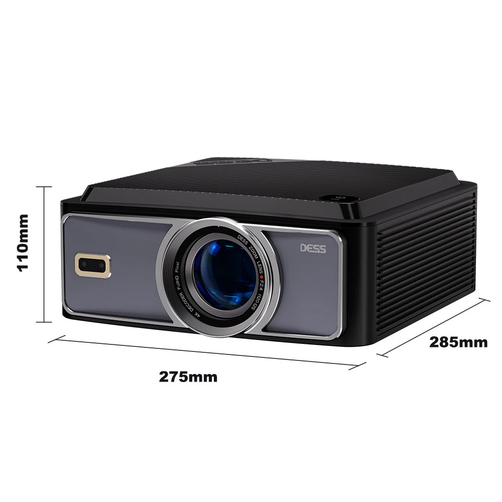 DESS Projector 4k Auto Focus Voice Control Home Theater Video Android  Full Hd Native 1080p BT5.0 Wifi6 Outdoor Led Projectors