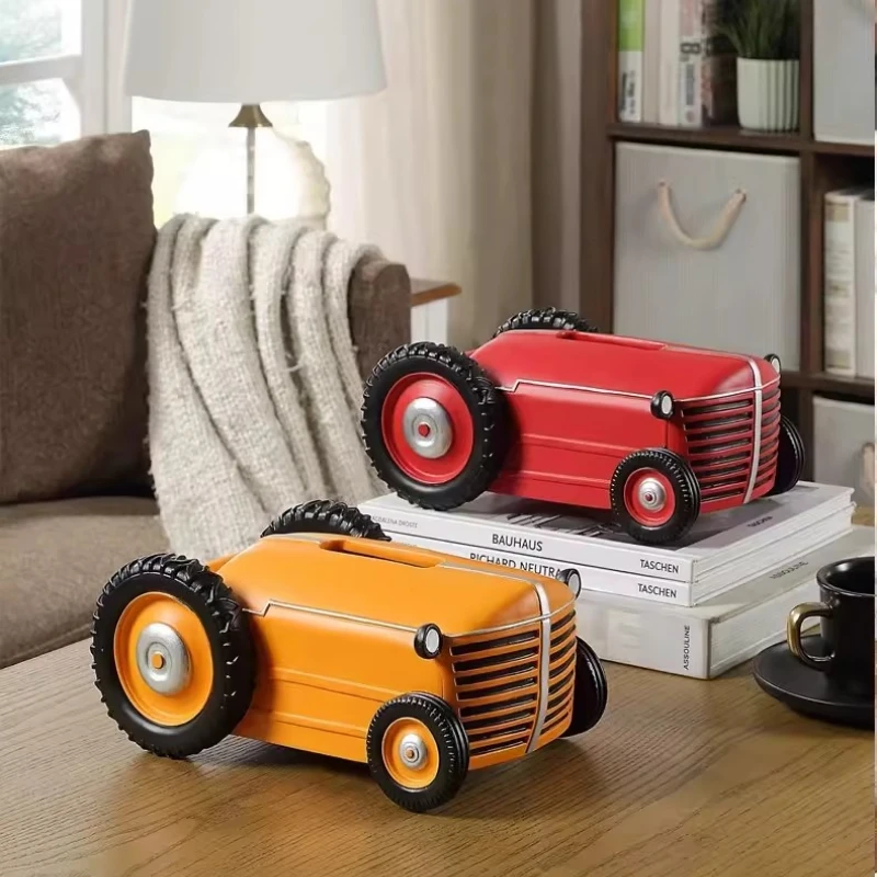 

Car Tissue Box Cover, Cartoon Decorative Holder Waterproof for Coffee Table & Nightstand, Cute Vehicle Home Decor with Storage