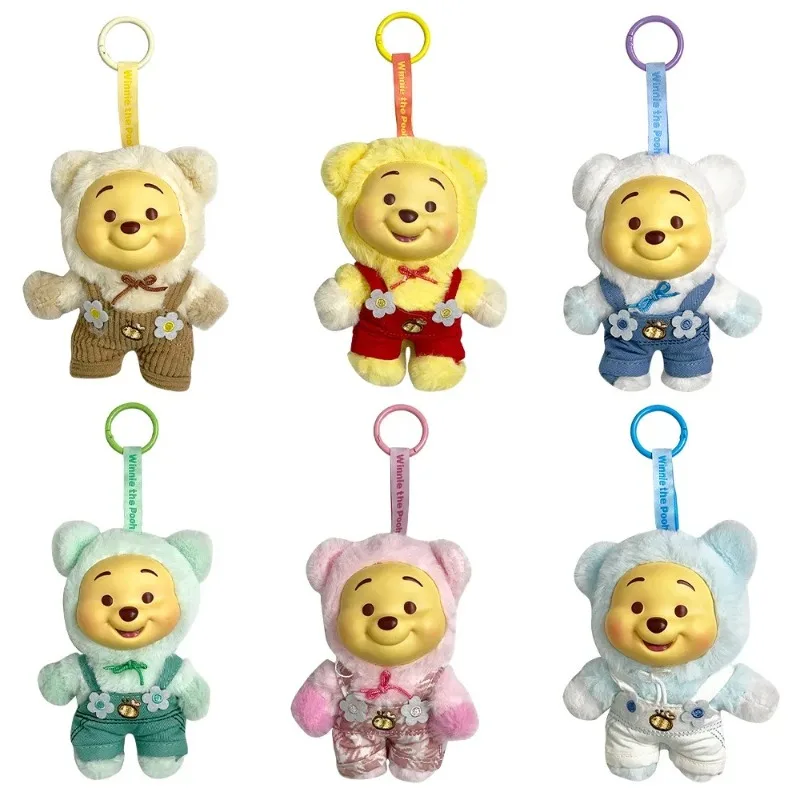 ตุ๊กตาหมีพูห์ ดิสนีย์ ซีรีส์ปาร์ตี้ซนๆ แบบกล่องสุ่ม ของเล่นตุ๊กตา จี้ห้อยตกแต่ง ขายดี