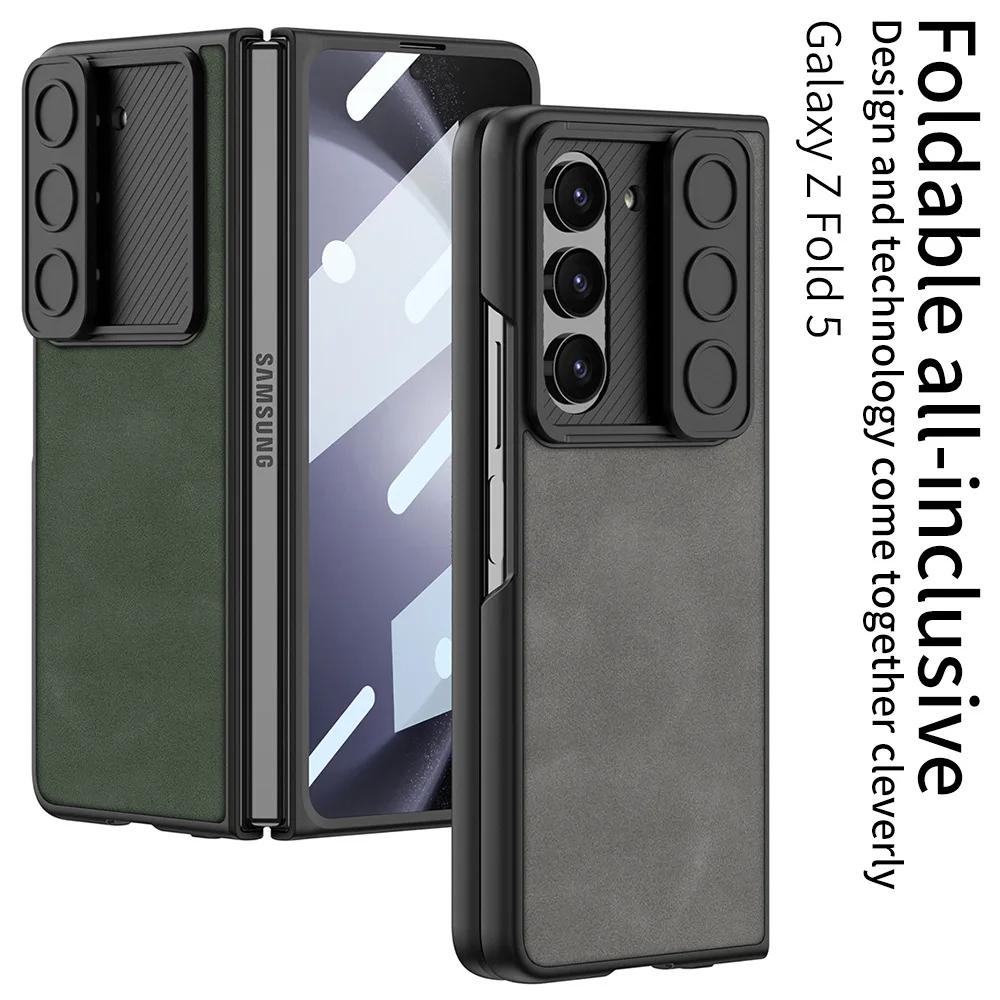 The phone case for Samsung Galaxy Fold6 Camera Sliding Window Case, Screen Protector All-in-One, Trending Shockproof Cover