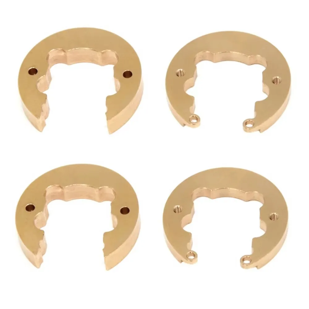 Brass Wheel Counterweight Balance Weight for CROSS RC AT4 JT4 1/10 RC Crawler Car Upgrade Parts Accessories