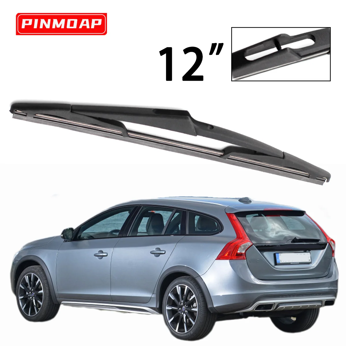 

1 шт., 12 дюймов, щетка заднего стеклоочистителя для Volvo V60 MK1 Facelift V60 Cross Country 2015-2018 года, щетка заднего стеклоочистителя лобового стекла