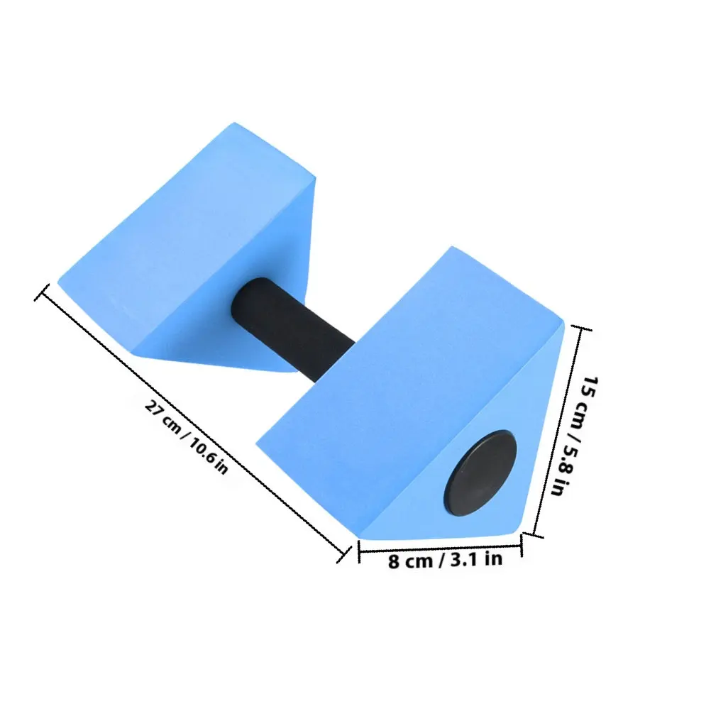 2Pcs Water Weights Triangle Eva Dumbbell Set Pool Exercise Water Aerobics Fitness Training Equipment Weights Dumbbells