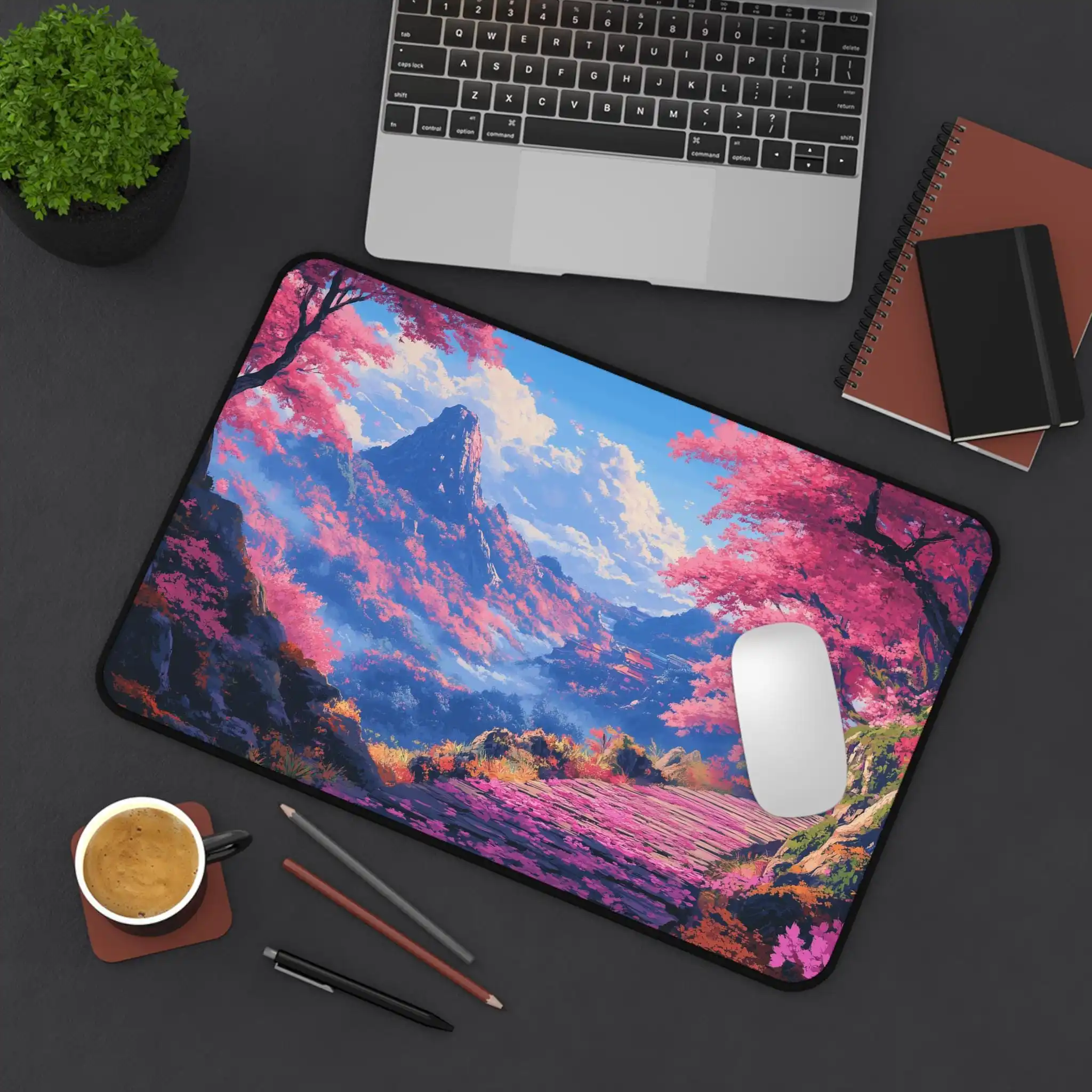 

Beautiful Valley Mousepad,Kawaii Anime Plus Size Deskmat,Cute Desktop Decoration,Landscape Lovers Gift,Kawaii Office Accessories