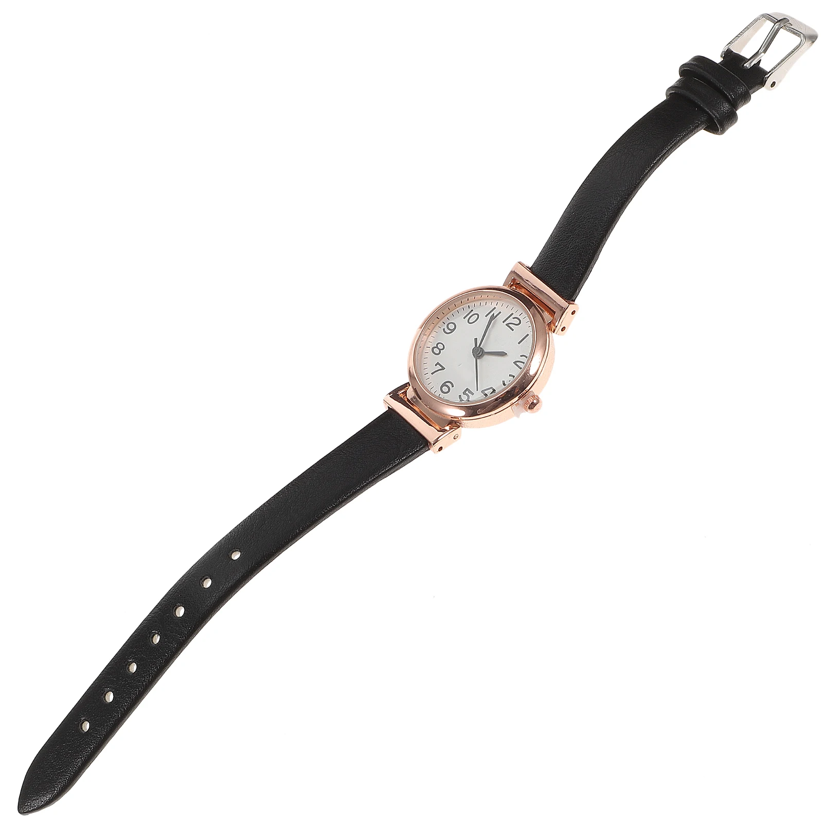 

Elegant Women Wrist Watch Minimalist Quartz Watch Fashion Ladies Casual Black Comfortable Strap For Party Wedding