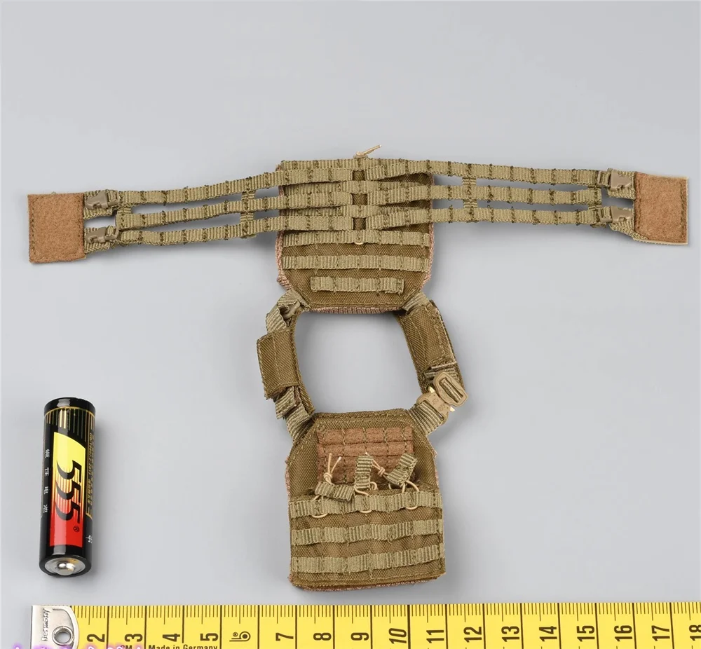 Easy & Simple ES 26043A Special Soldier Team 11:4ation Unit Hang Chest GlaBag, Multi Bag Toys, Model for 12 "Action Figure, DIY 1/6