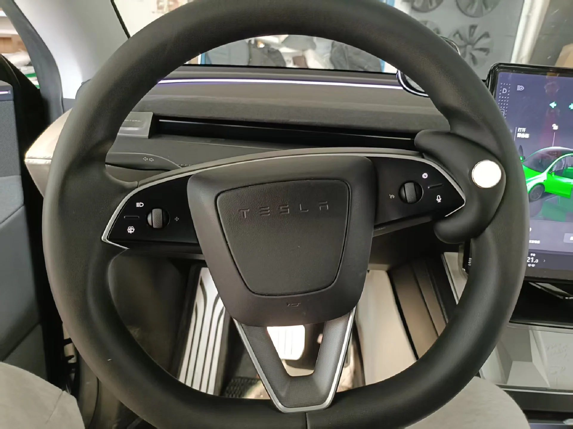 2026 New Steering Wheel Spinner Knob for Tesla Model 3 Highland Model Y Juniper YL 2025-2026 One Hand Driving Aid - view 4
