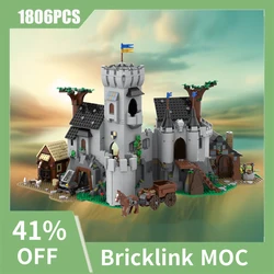 NEW 1806PCS European Medieval Lowenstein Castle model DIY creative ideas Child Toy Birthday Gift Building Blocks MOC-19001