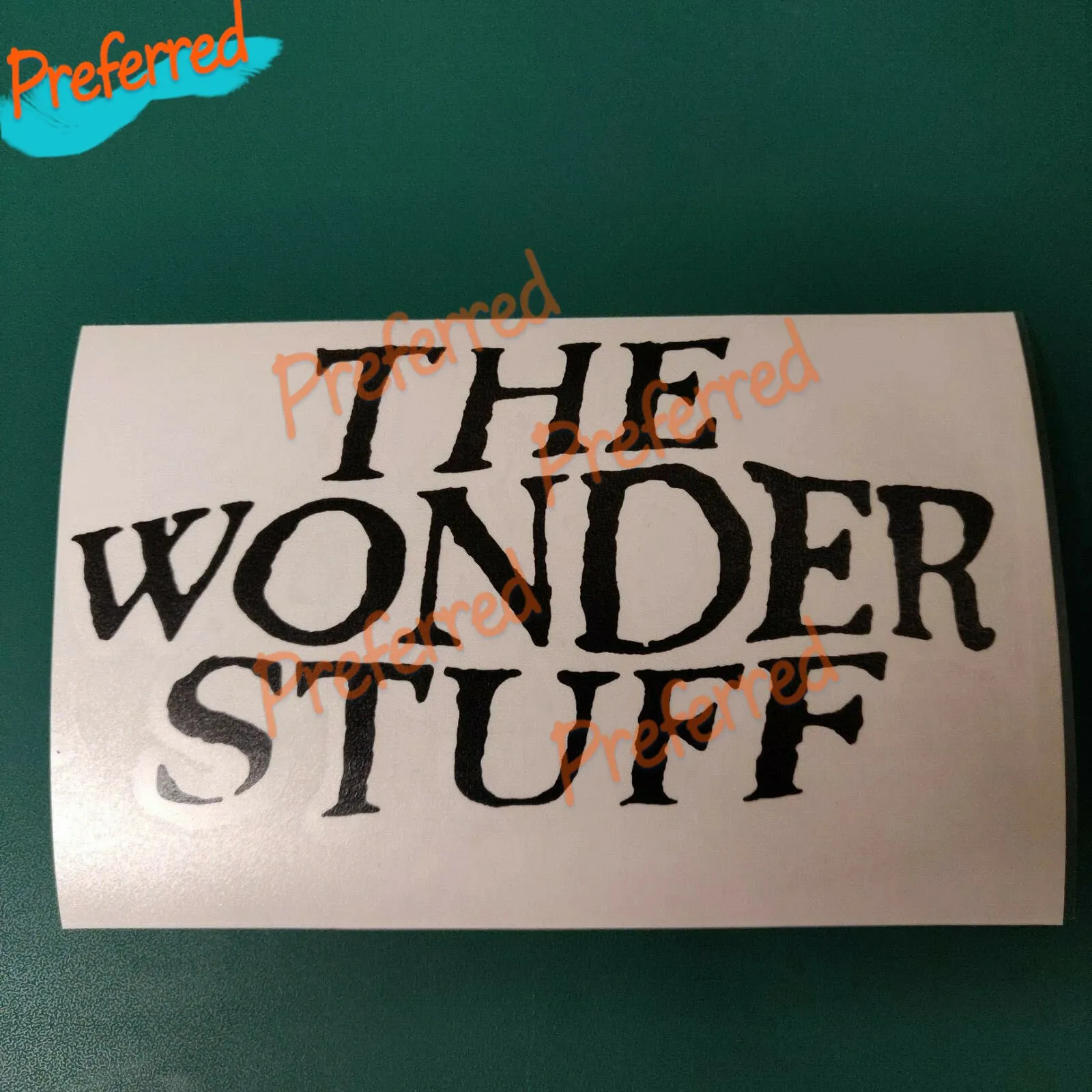 

2 X The Wonder Stuff - Laptop Ipad Car Van Bike Bumper Window Vinyl Decal Sticker Decal Customizable in Any Size No Background