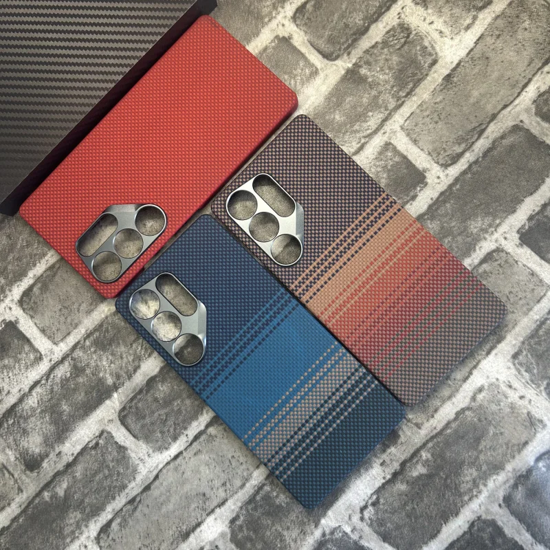 

MagSafe Carbon Fiber Aramid Case for Samsung Galaxy S25 Ultra ,Ultra-Thin Lightweight Magnetic Protective Cover, Camera Lens