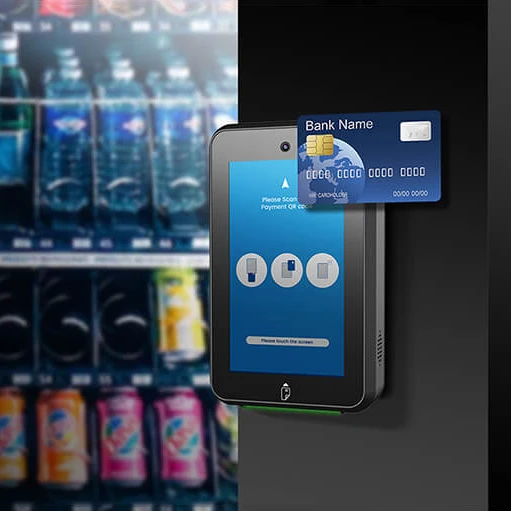 4G QR Code Android Unattended POS Cashless Payment MDB Wall Mounted Self NFC Payment Terminal for Vending Machine CM30