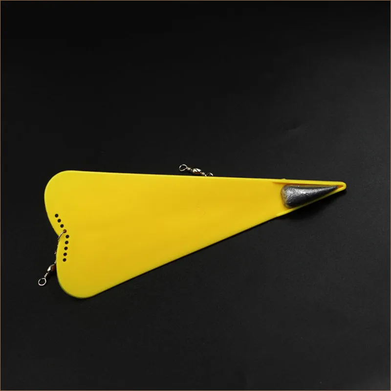 17.8*7.5CM Diving Board Artificial Bait Weight Sea Fishing Rigging Swivel Trolling Diver Planner Pesca Iscas Tackle Fishing Tool