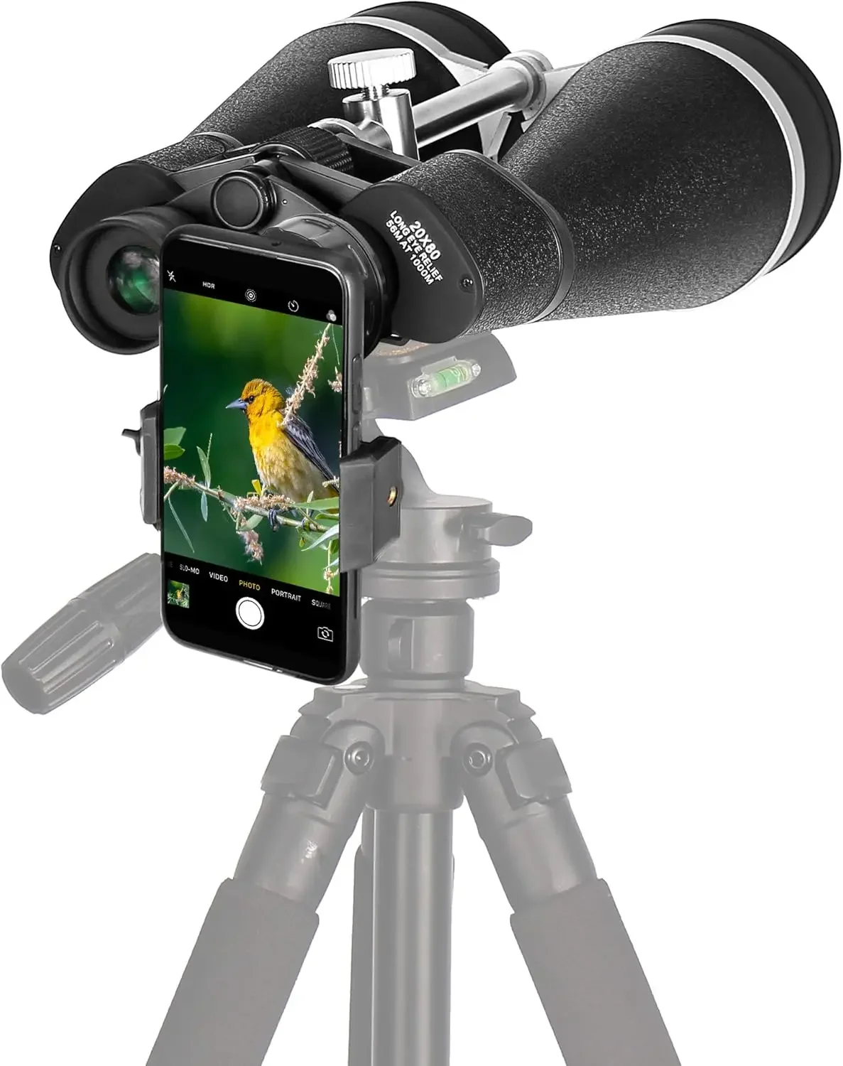 Skyview Astronomy Binoculars, Giant Binoculars with Digiscoping Adapter - for Moon Observation Bird Watching Sightseeing S