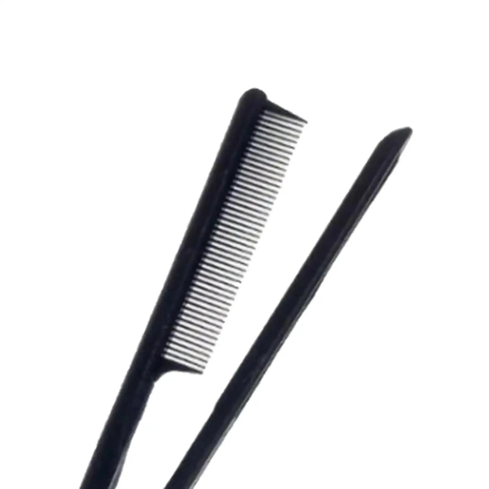 Plastic Firm Grip Hair Straightener Comb Anti-tangle Flat Iron Brush for Knotty Hair Salon Use
