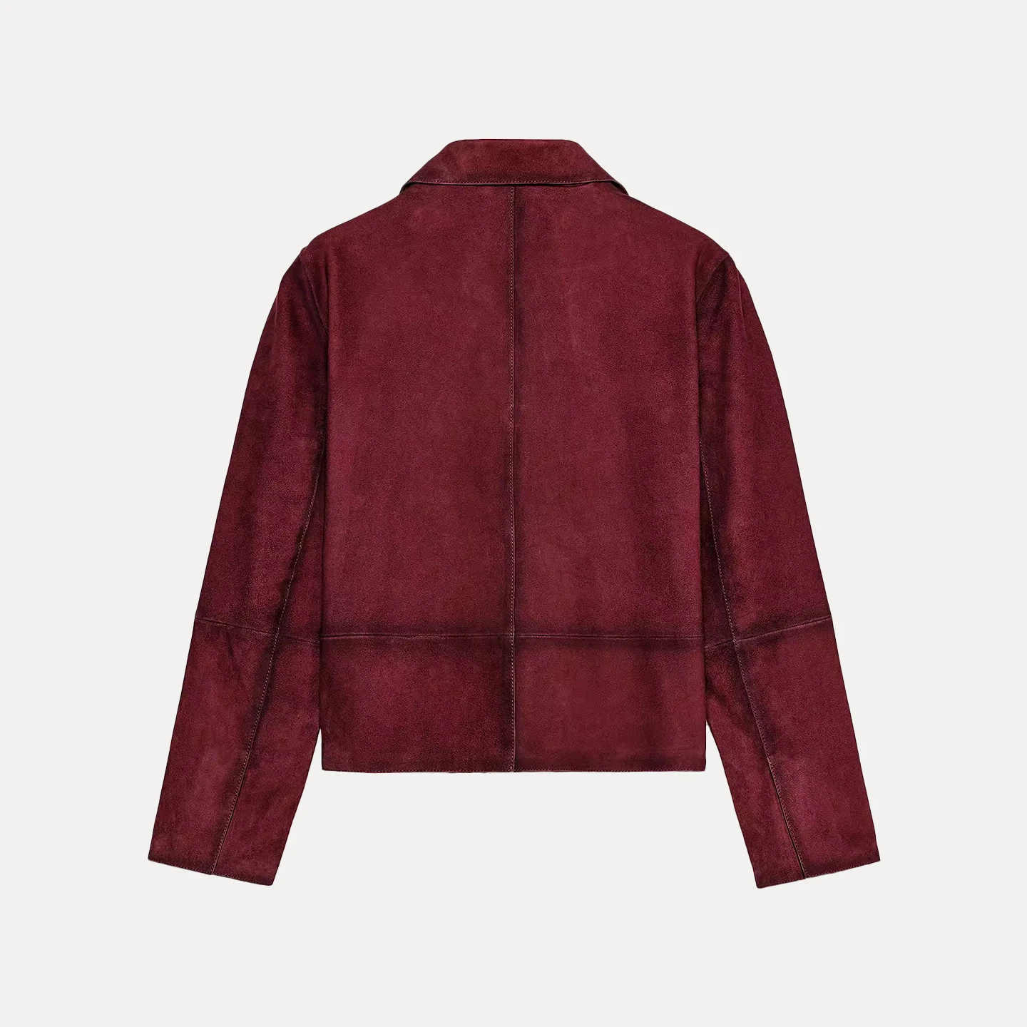 Faionable Velvet Leather Long Sve Suit Jaet Damen Sommer 2025, Z, lockere Passform, atmungsaktiv, Orth-Mantel, Knopfverschluss