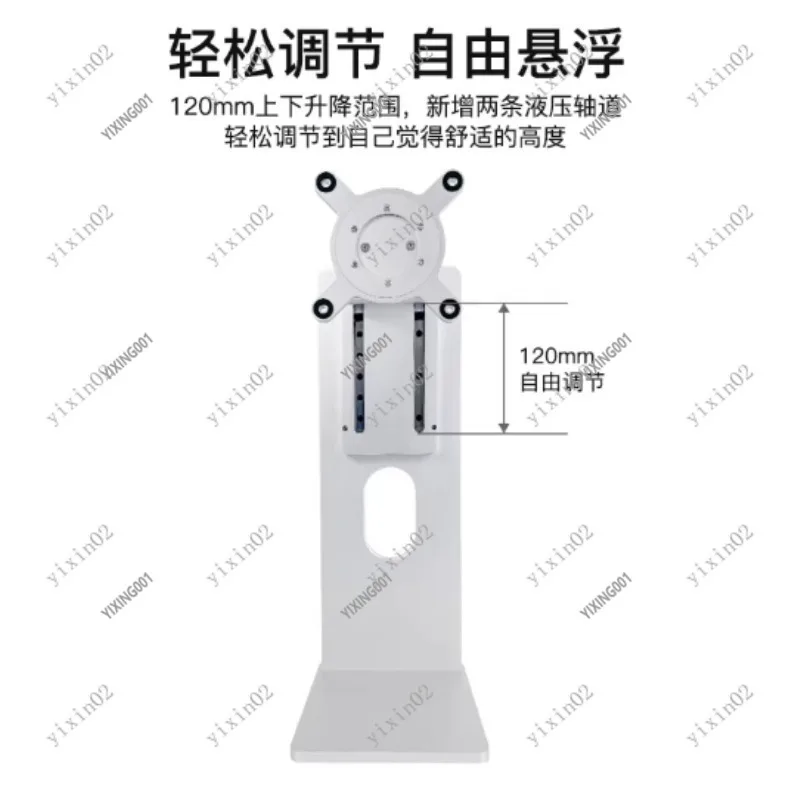 CNC Aluminum XDR Style Monitor Stand for 24-40'' TVs 10KG VESA 100*100 Height Adjustable Lift Rotary Bracket Stand