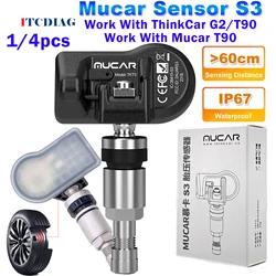 Mucar S3 ThinkCar TPMS 315MHz 433MHz Car Tire Pressure Diagnosis Tool Universal Sensor Programmable TPMS Update S2