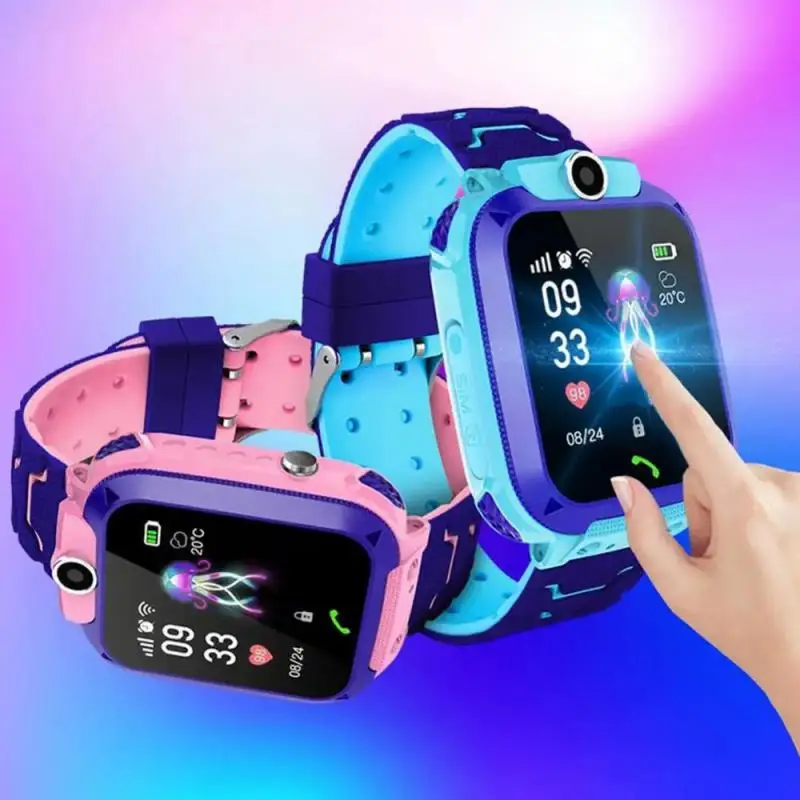 With 4G Sim Card Smart Watch For Child 4G Smartwatch WIFI Tracker Voice Chat Video Call Monitor Boys Kids Smart Watch