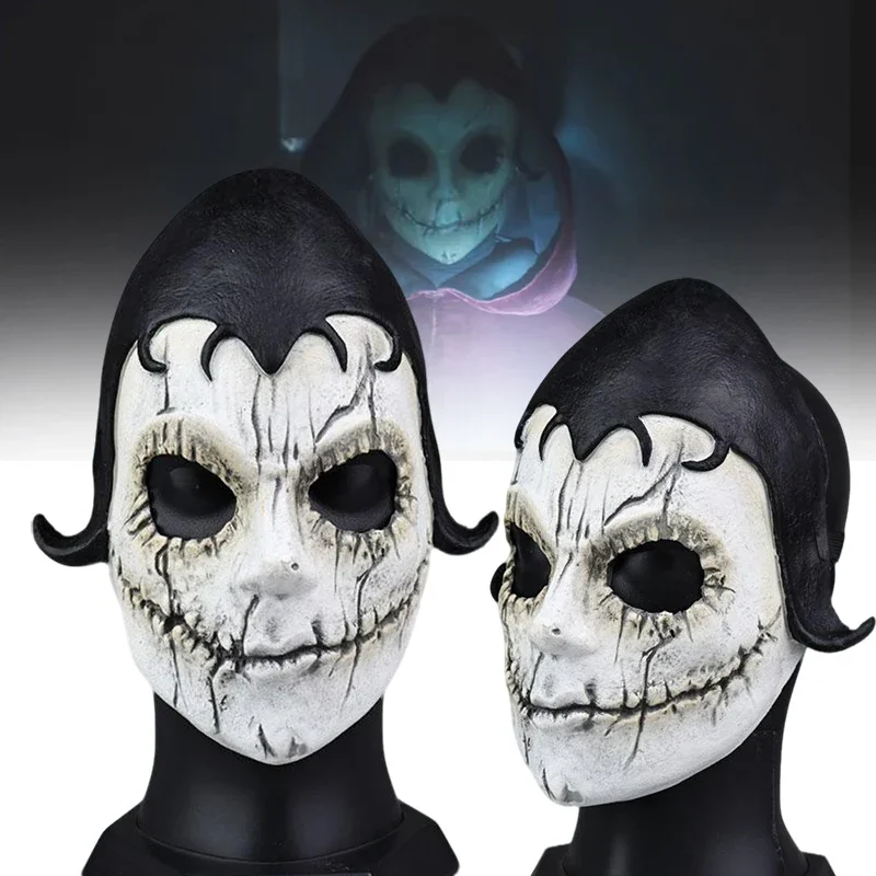 TV Wednesday Agnes DeMille Cosplay Mask Adult Horror Latex Helmet Halloween Terrifying Ghost Prop Masquerade Perform