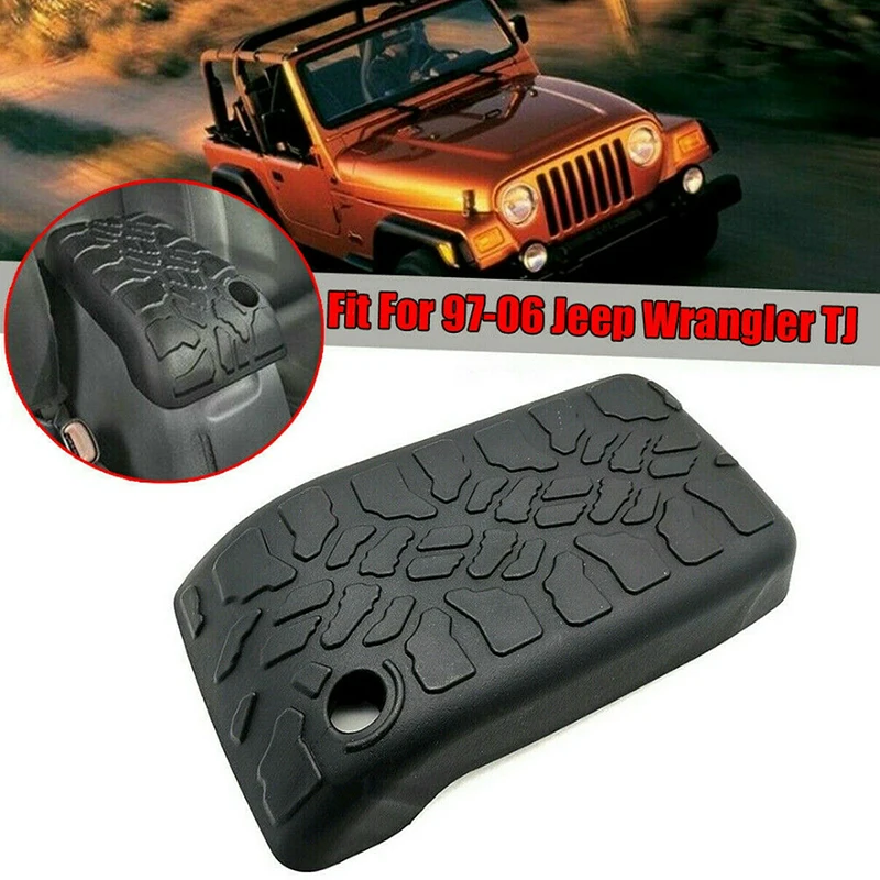 Car Interior Center Console Armrest Box Cover Pad Fit For Jeep Wrangler TJ 1997-2006 TPE Armrest Pad Cover Accessories