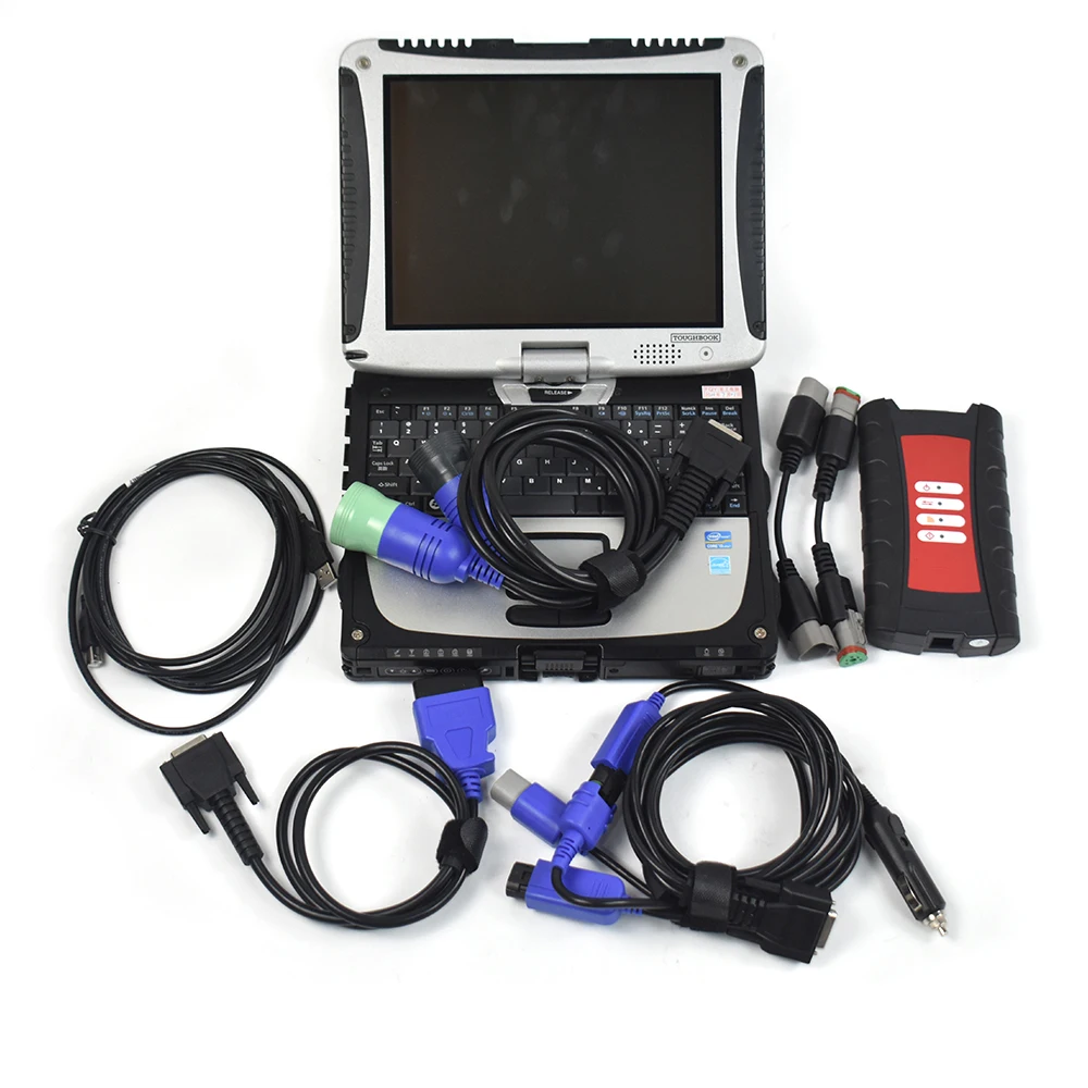 

CF19 laptop+INLINE7 Data Link Adapter pro pk inline6 Data Link Adapter Truck inline7 diagnostic tool