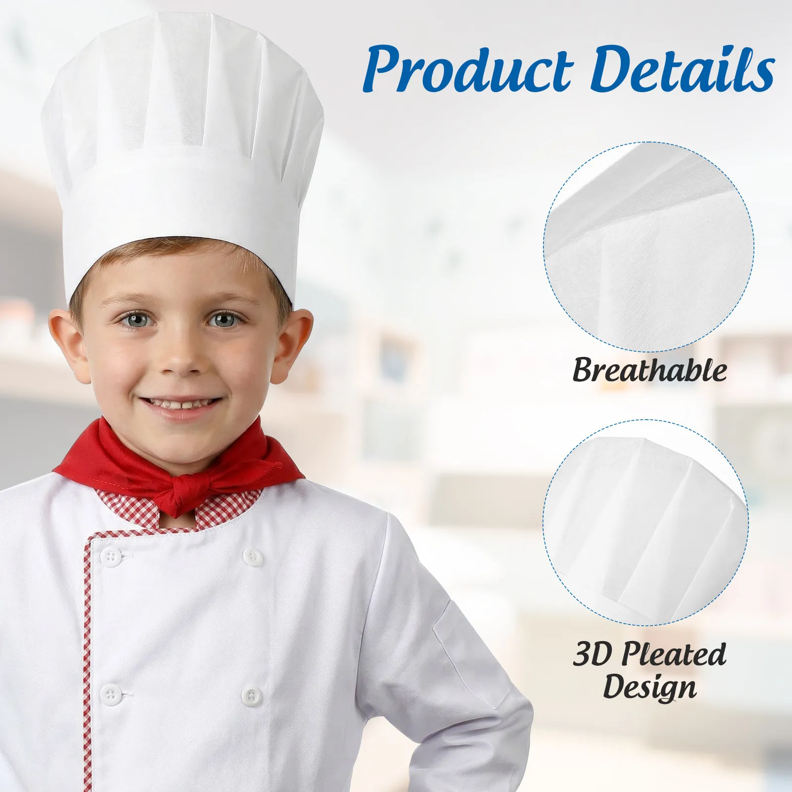 20pcs Children Disposable Chef - Commercial Kitchen Services 评论和价格