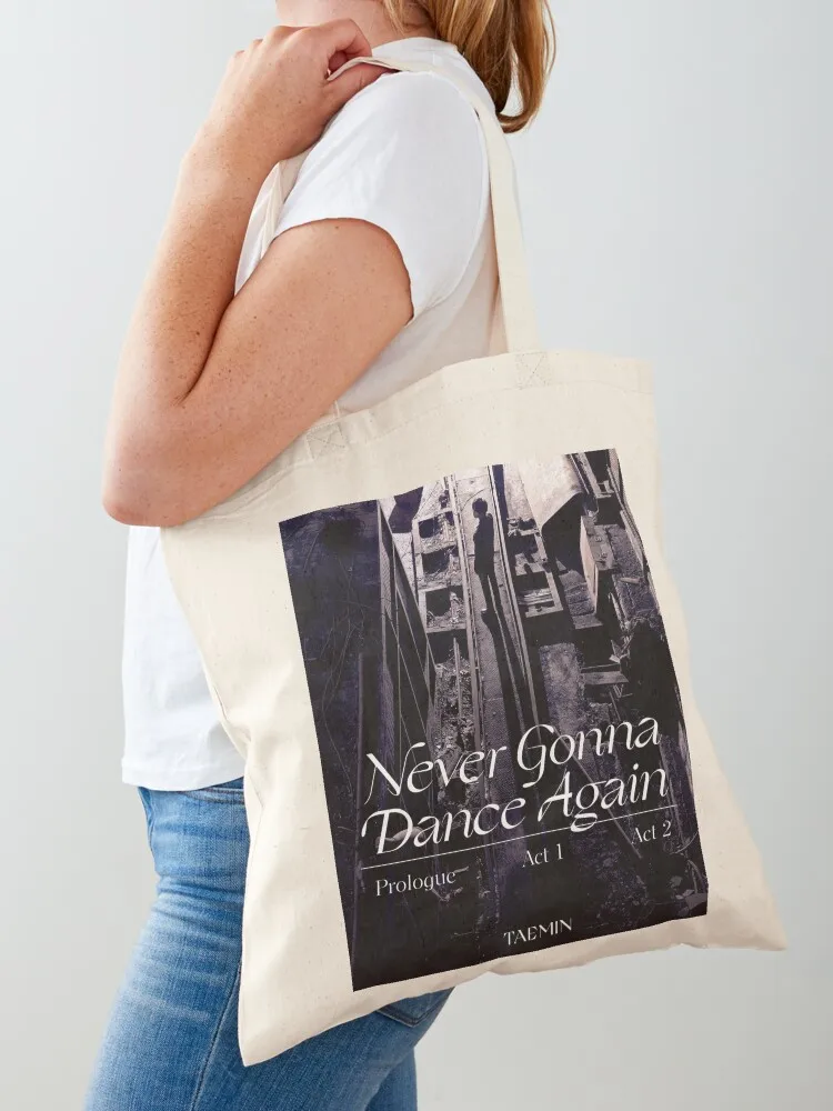 SHINee TAEMIN NEVER GONNA DANCE AGAIN Tote Bag large tote bag Gift bags Canvas Tote Bag