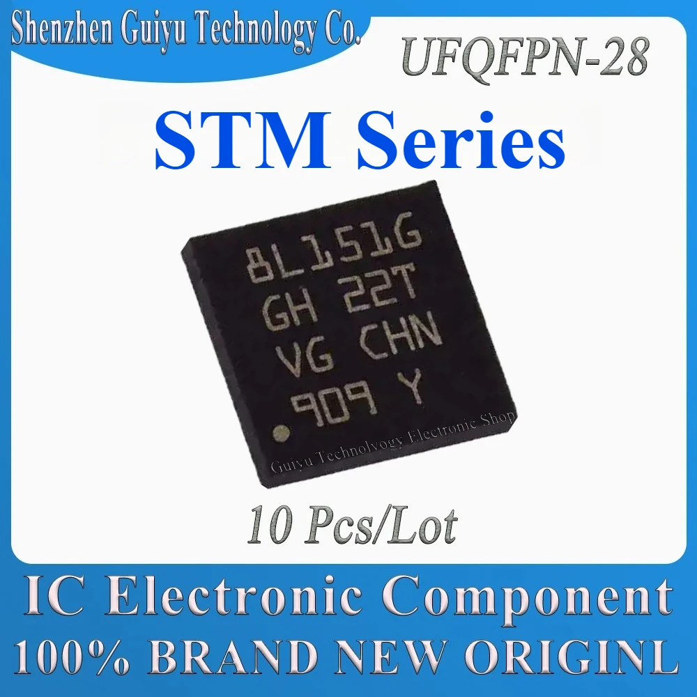 

10 Pcs/Lot STM8L151G4U6 STM32F031G6U6 STM32F042G6U6 STM32F031 STM8L151G4 STM8L151 STM8L STM UFQFPN-28 IC MCU Chip