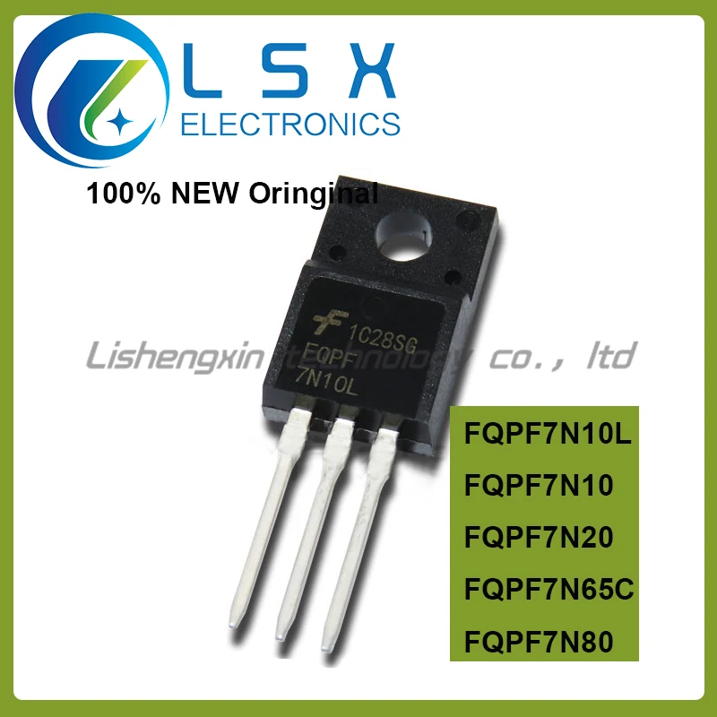 

New/10pcs FQPF7N10L FQPF7N10 FQPF7N20 FQPF7N65C FQPF7N80 MOS tube FET is brand new imported in stock