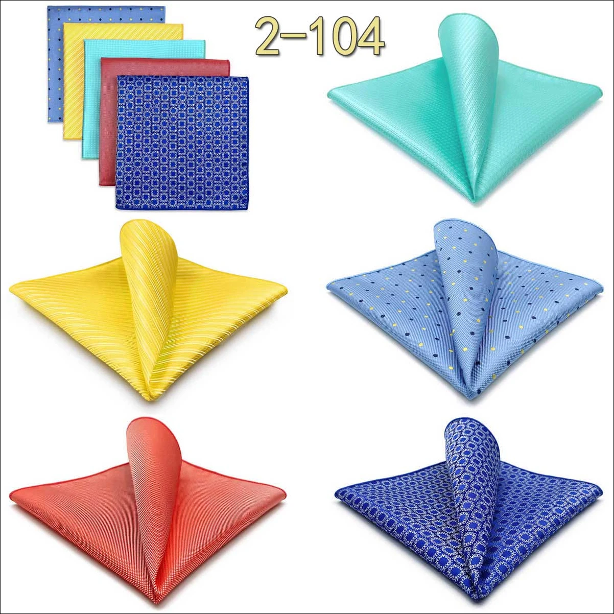 5 Pack Mens Suit Pocket Square Handkerchief Set Various Hanky Lot Classic Gentlemen Wedding Gift Accessories Large Dropshipping
