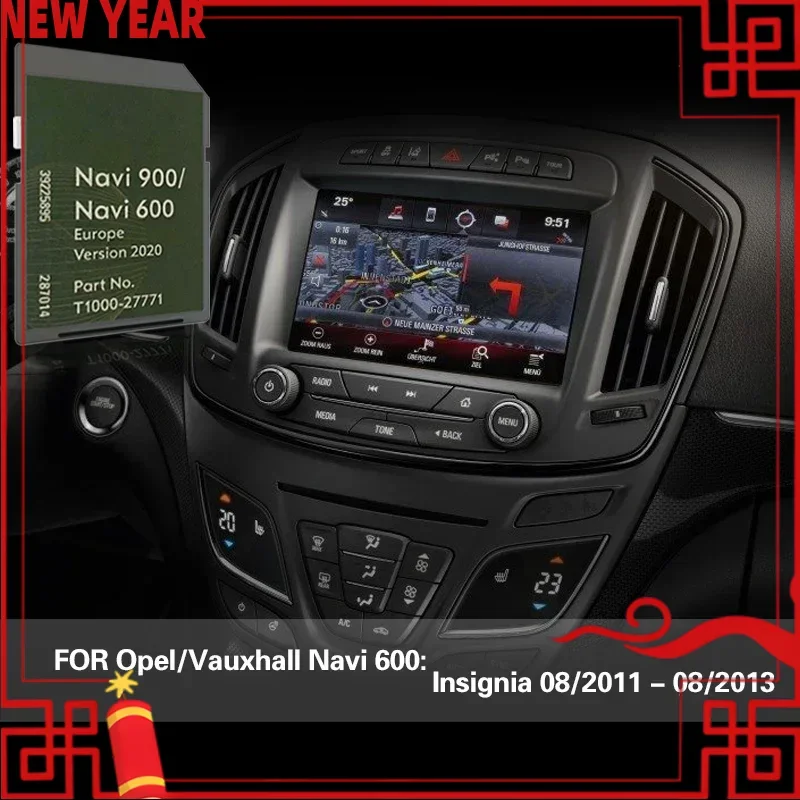 

Meriva B 2011 2014 for Opel Vauxhall Navi 600 Map Card The Netherlands Poland Italy Gps SD Navigation Card