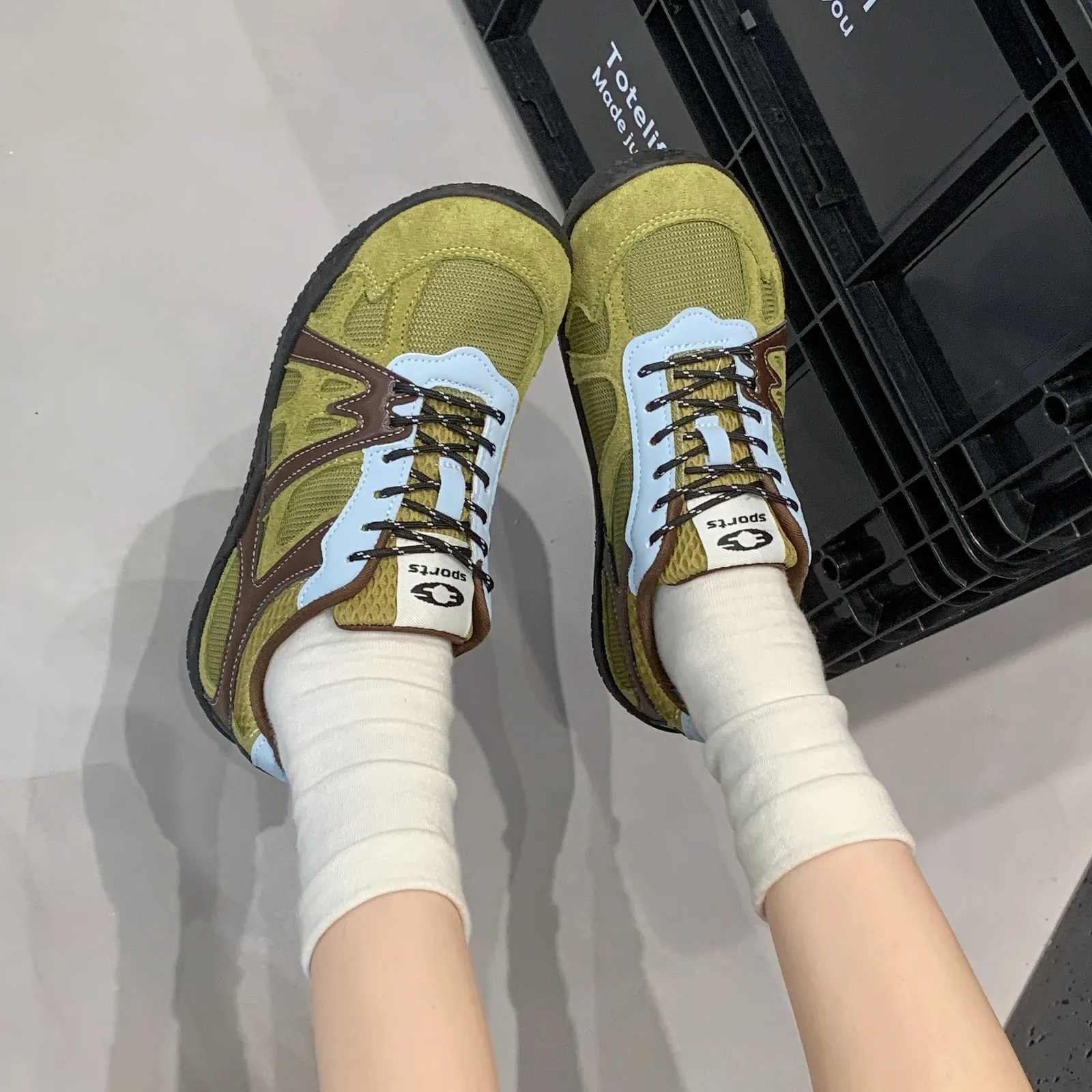 Zapatillas Retro Patchwork par - Women Shoes For Walking reseña y precio