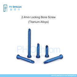2.4mm Stardrive Head Locking Screws Titanium Alloys Implant Veterinary Medical Products Mascotas Orthopedic Surgical Instruments