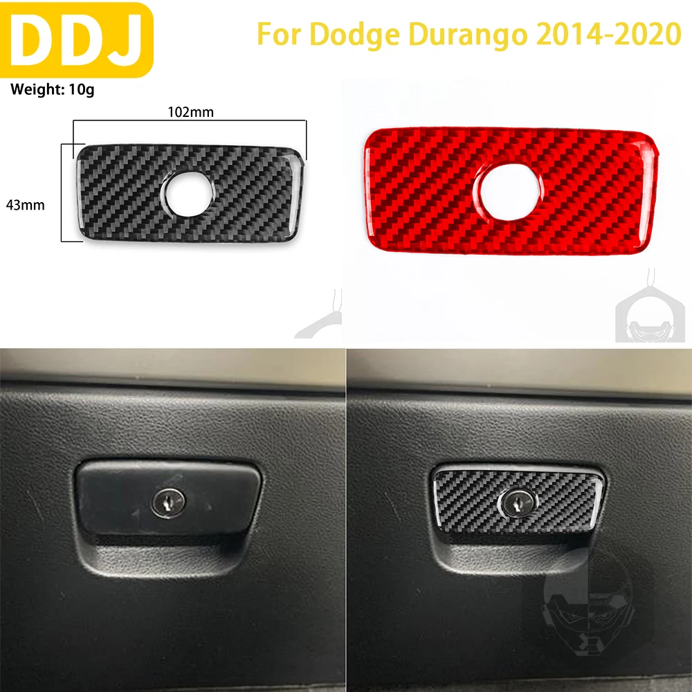 

For Dodge Durango 2014 2015 2016 2017 2018 2019 2020 Accessories Carbon Fiber Car Interior Gear Shift Door Panel Trim Sticker