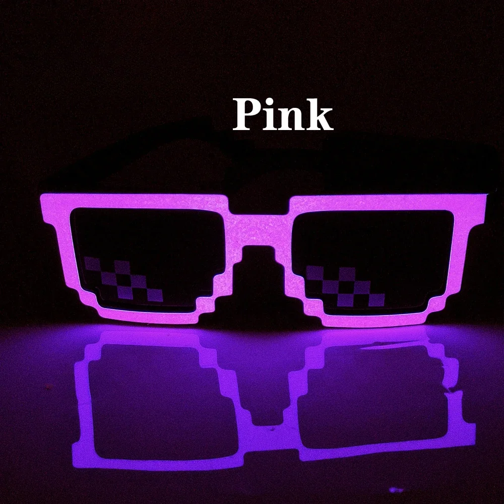 Fashion Colorful LED Glasses Glow Sunglasses EL Wire Neon Glasses Glow in The Dark Party Supplies Party Favors for Kids Adults