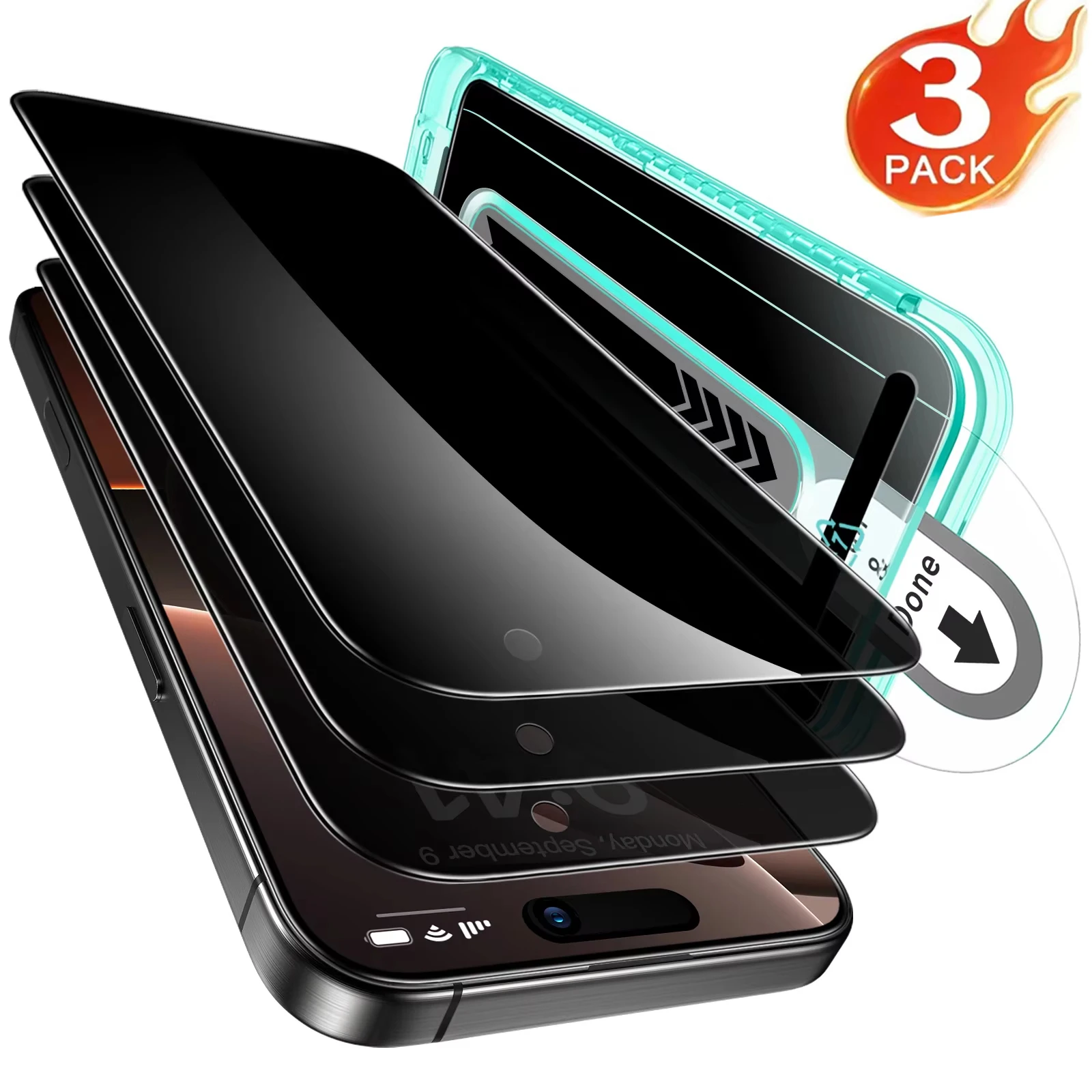 

3Pcs Anti Spy Tempered Glass For Samsung S26 S25 Ultra S24 S23 S22 Plus A57 A37 A56 A55 A36 A26 A16 A06 A07 A17 Screen Protector