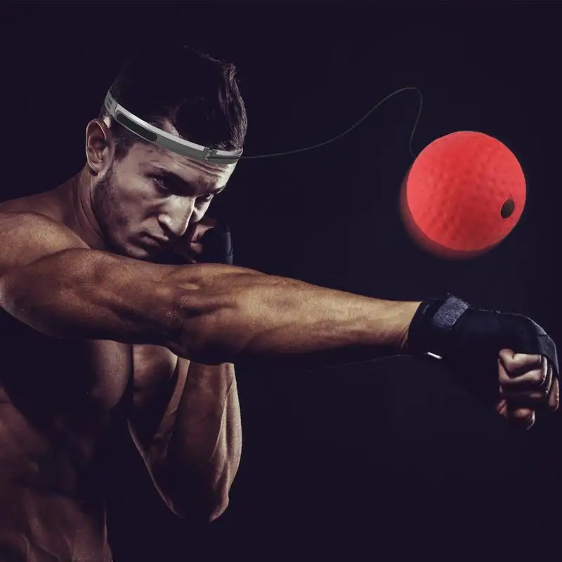 Boxing Training Reflex Ball Wearable Interactive Boxing Training Ball Set Multifunctional Training Equipment Punching Ball Set