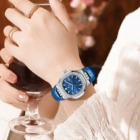 New Fashion BANGWEI Elegant Luxury Quartz Woman Watch Simple Dial Diamond Retro Leather Date Waterproof Luminous Women's Watches - Image 5