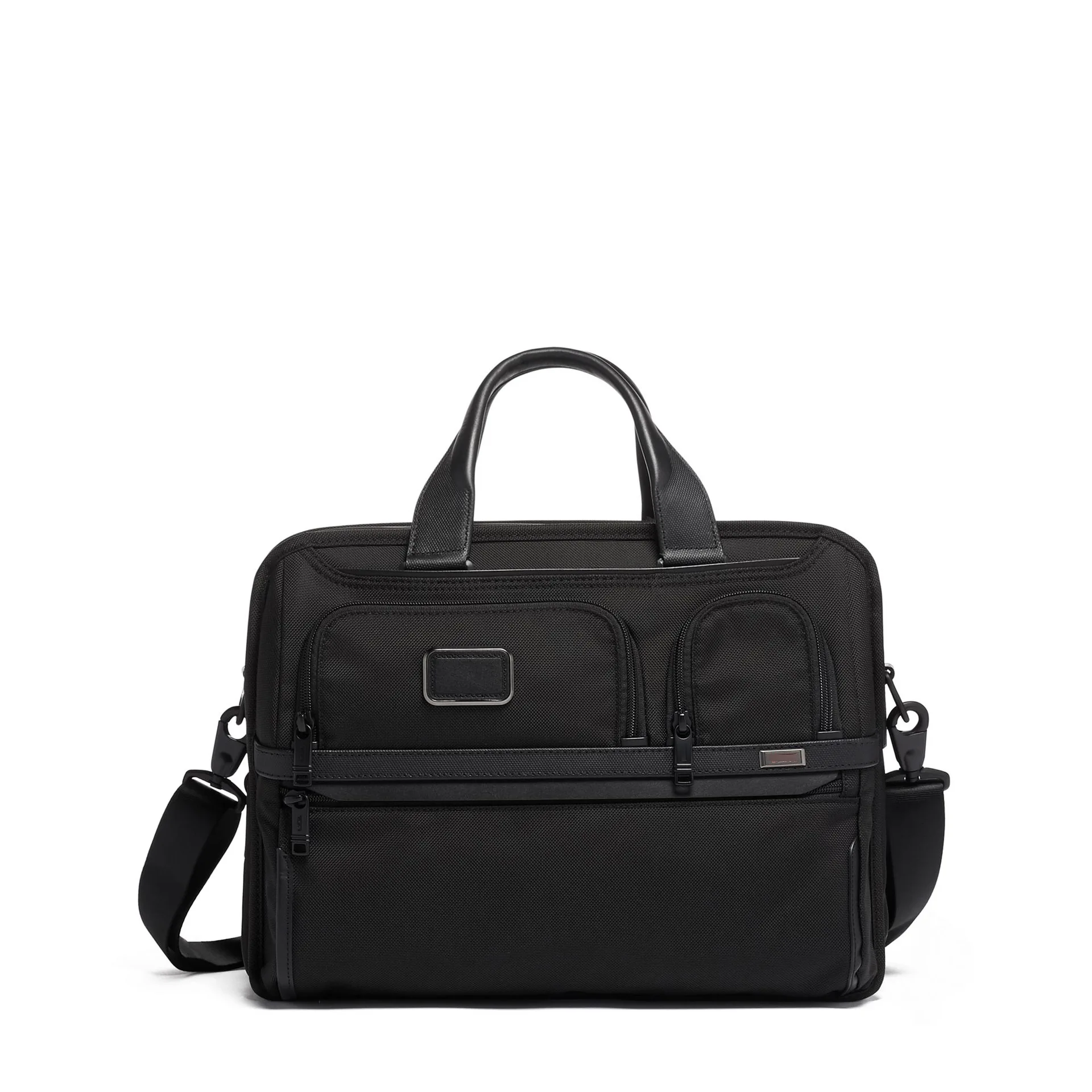 Men's Business Tote - Sleek Nylon Briefcase with Dedicated Laptop Sleeve for Office & Commute 2603141