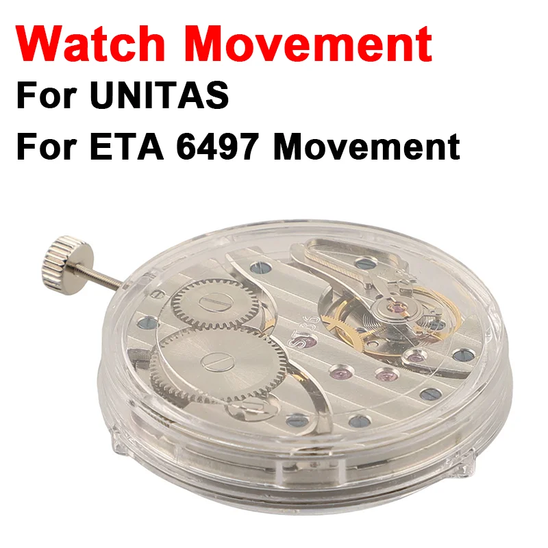 17 Jewels Watch Movement Clone Movement For UNITAS 6497 Hand-Winding ST36 Seagull Swan Neck Durable High Quality