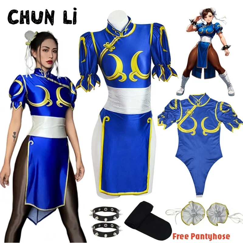 costume-de-cosplay-chun-li-street-fighter-pour-femme-cheongsam-bleu-avec-coiffe-et-ceinture-ideal-pour-halloween