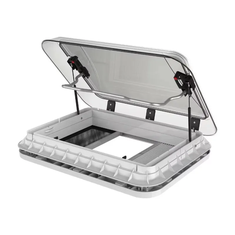 Wholesale 450*400mm ASA Frame RV Skylight Anti-insect Escaped Sunroof Motorhome Camper Trailer Ventilation Roof Window