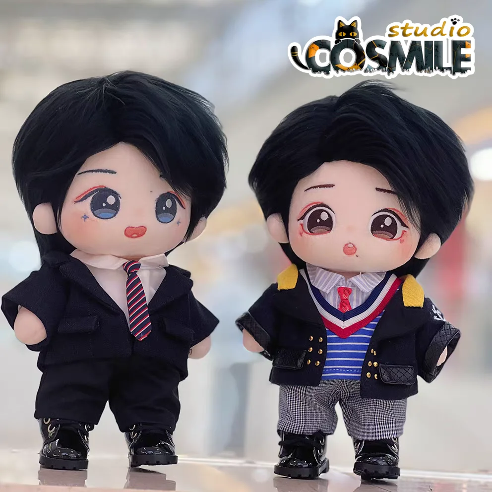 The Untamed Star Idol Yibo Xiao Zhan Comic Eyes Stuffed Plushie Plush 20cm Body Cotton Doll BJYX GG Aug