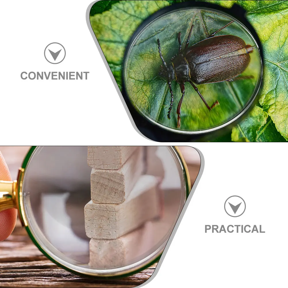 8 قطع مرآة مكبرة لعدسة Biconvex لنظارات العلوم المكبرة عدسات بصرية شفافة #6