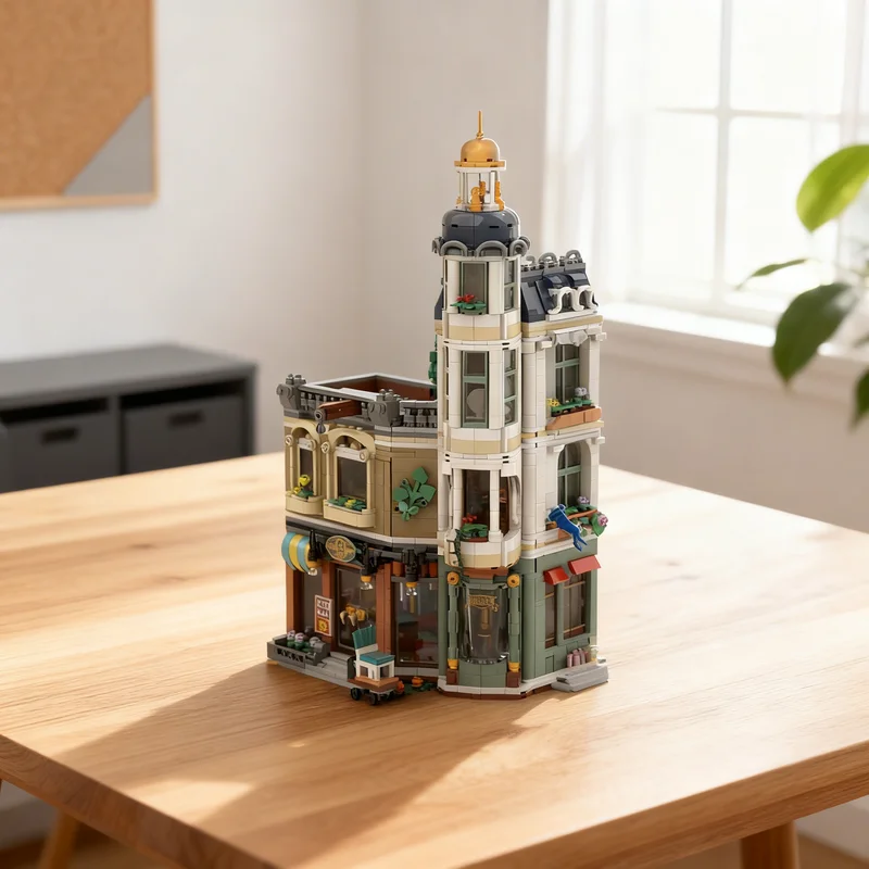 

3240pcs MOC Shopping Street Corner Modular Streetscape Model Building Blocks Construction Toys Christmas Gifts Brick Kids Idea